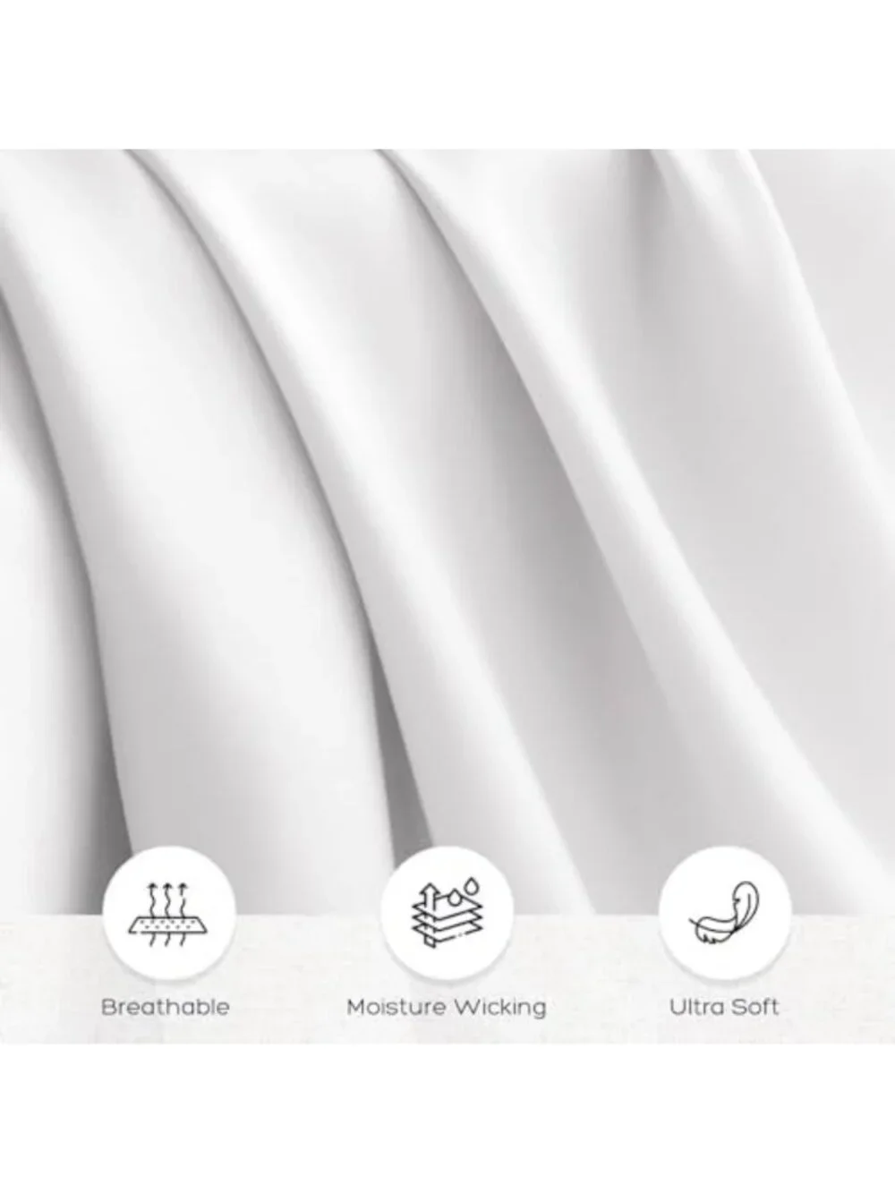 King Size Cooling Sheets Set - Silky Soft Tencel Lyocell, 16